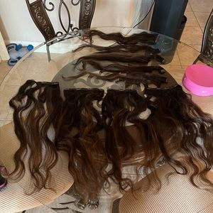 NEW Luxy Hair 24" Classic Dark Brown Balayage Clip-Ins - (240g)